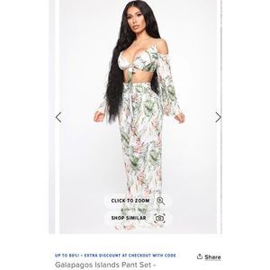 Galápagos Islands pants set